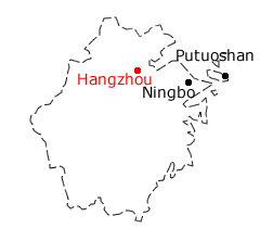 Ningbo Putuoshan Map